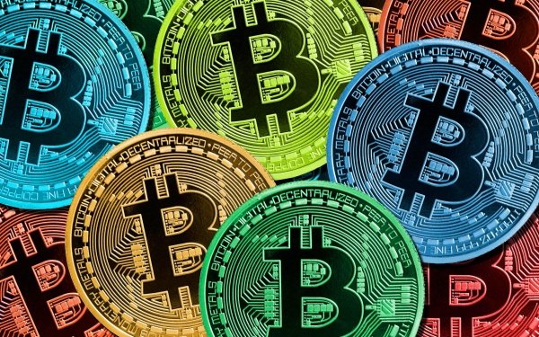 Technology Bitcoin Coin Money Colors Cryptocurrency HD Wallpaper | Background Image