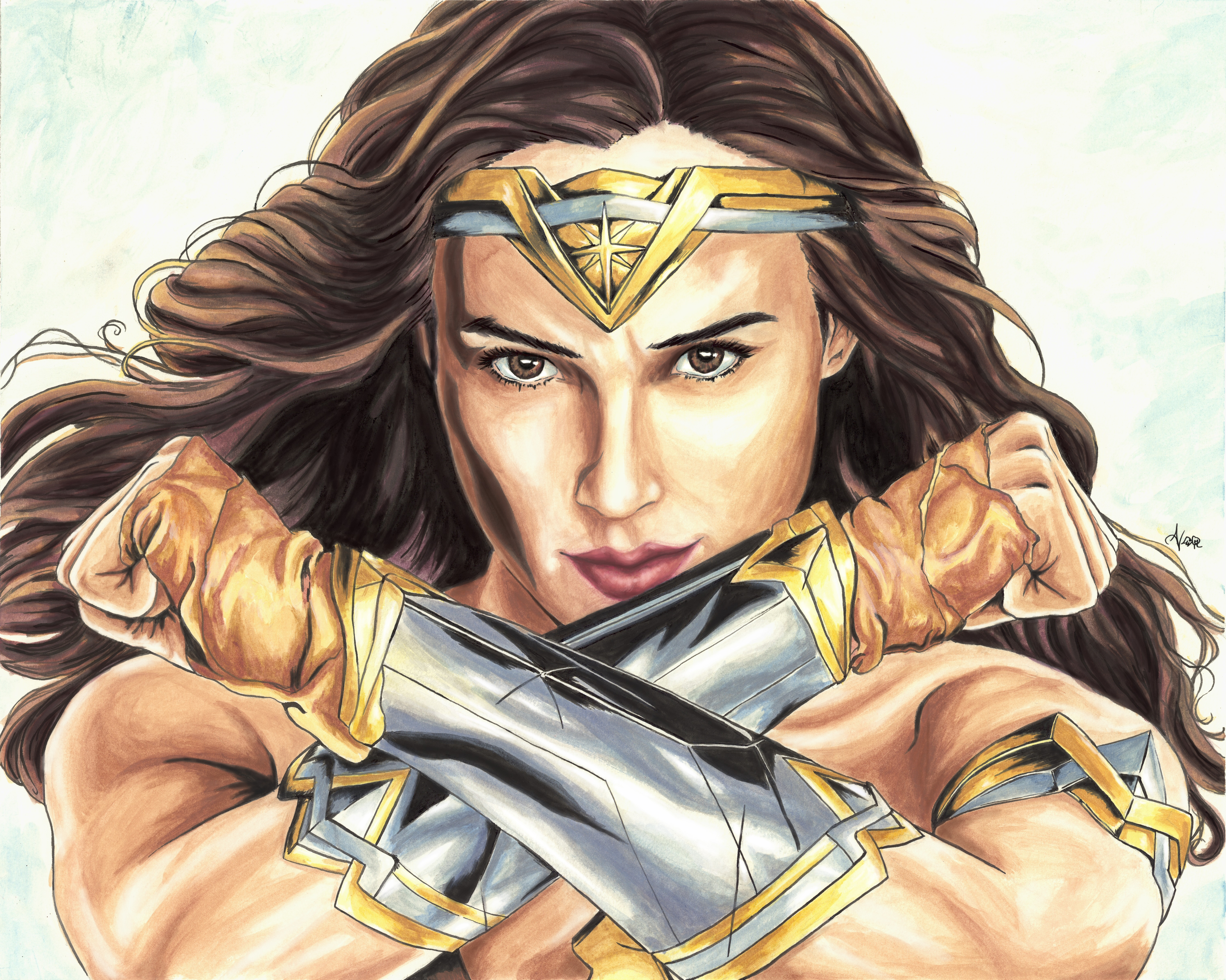 Wonder Woman 4k Ultra HD Wallpaper by athenavictoria