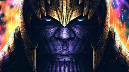 Comic Thanos HD Desktop Wallpaper | Background Image
