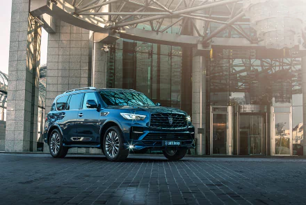 SUV car Infiniti vehicle Infiniti QX80 HD Desktop Wallpaper | Background Image