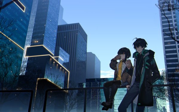 Anime Original Short Hair Black Hair HD Wallpaper | Background Image
