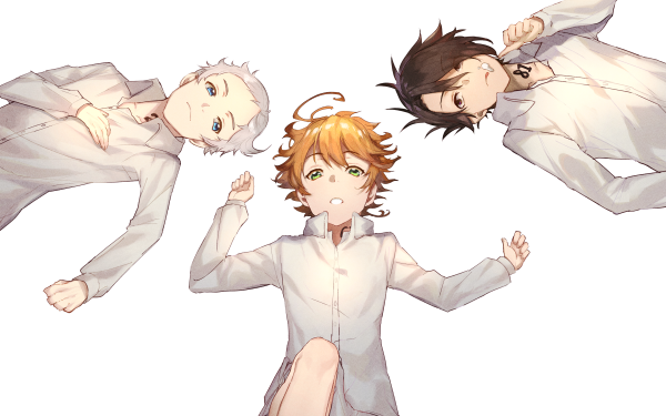 Anime The Promised Neverland Emma Ray Norman HD Wallpaper | Background Image