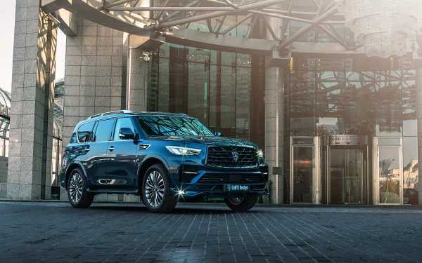 SUV car Infiniti vehicle Infiniti QX80 HD Desktop Wallpaper | Background Image