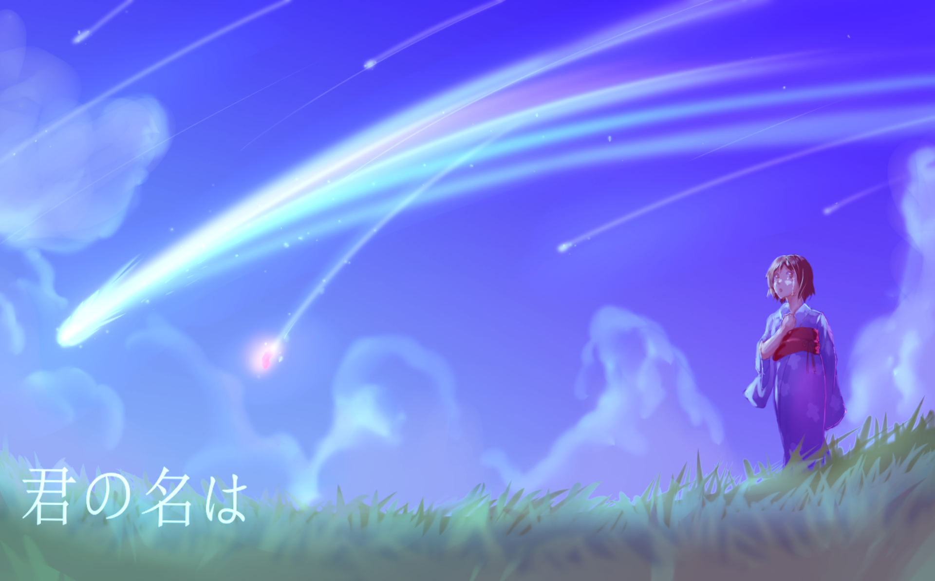 Download Mitsuha Miyamizu Anime Your Name. HD Wallpaper by samsafe