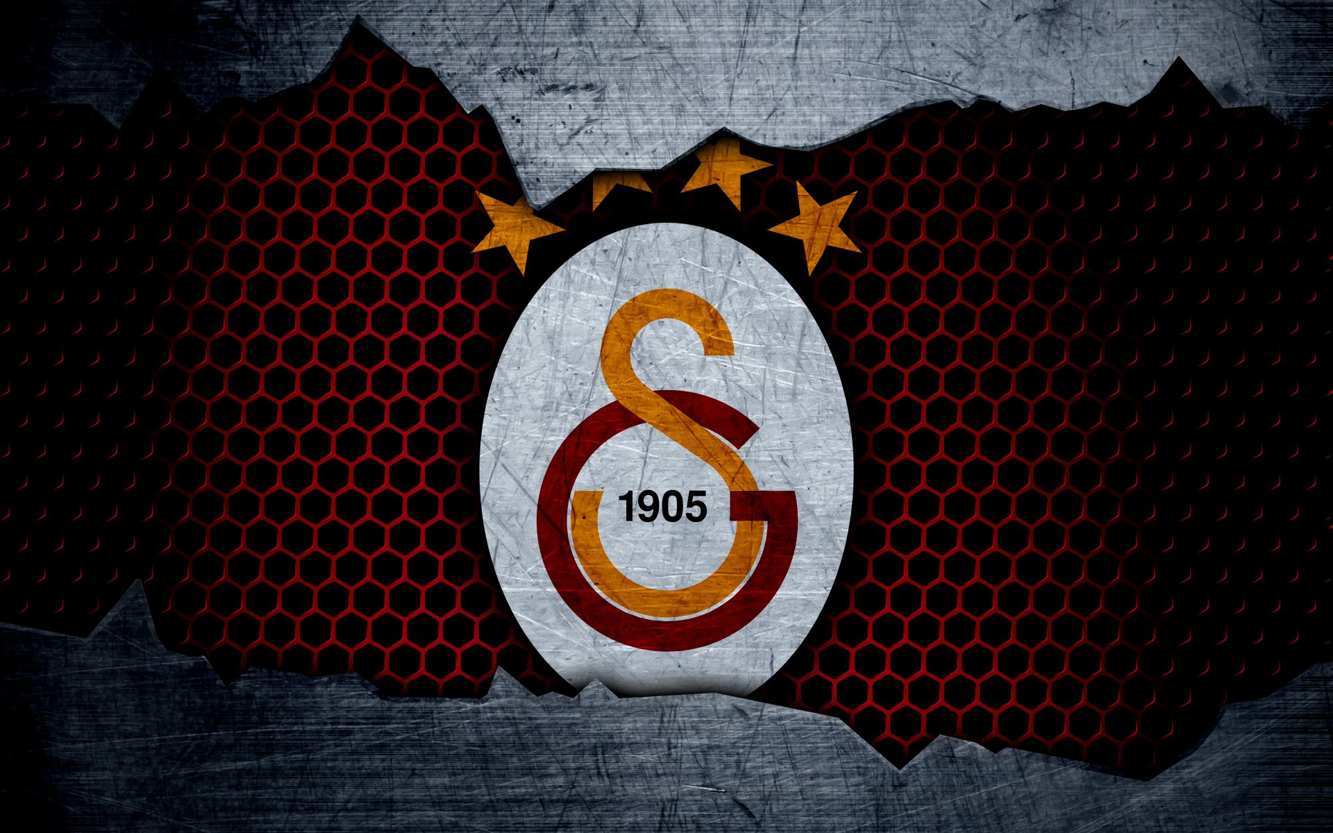 Download Emblem Logo Soccer Galatasaray S.K. Sports 4k Ultra HD Wallpaper