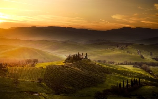 Photography Tuscany Landscape Italy Hill HD Wallpaper | Background Image
