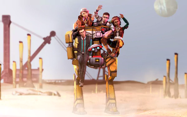 Loaders (Borderlands) video game Tales From The Borderlands HD Desktop Wallpaper | Background Image