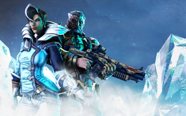 Wilhelm (Borderlands) Aurelia (Borderlands) video game Borderlands: The Pre-Sequel HD Desktop Wallpaper | Background Image