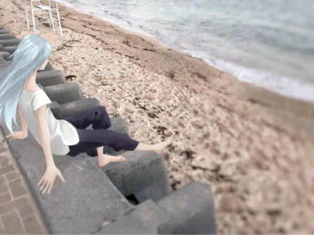  Beach Vacation by ふぉー