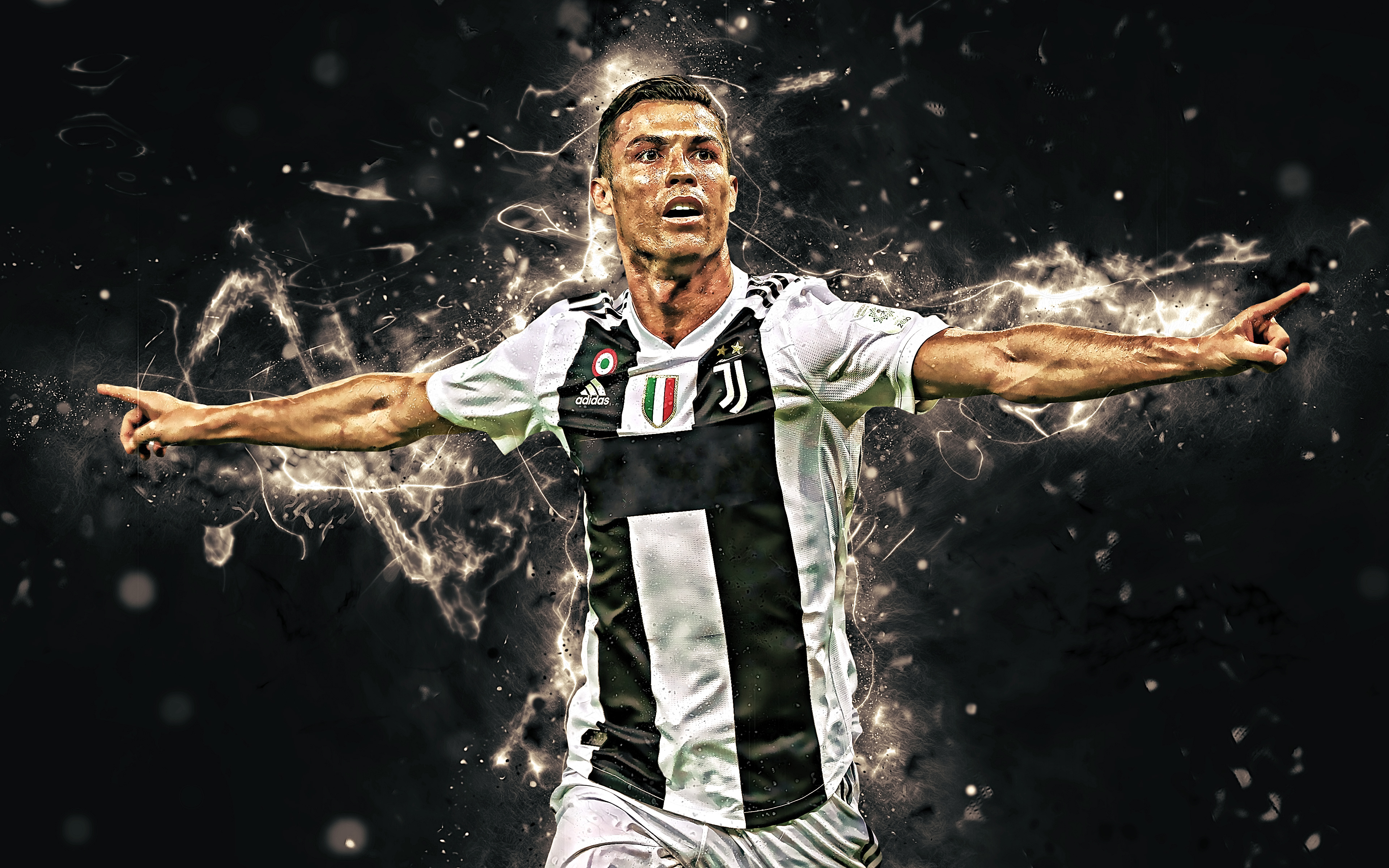 Chất lượng 4K của bức hình về Ronaldo sẽ khiến bạn phải trầm trồ thán phục.