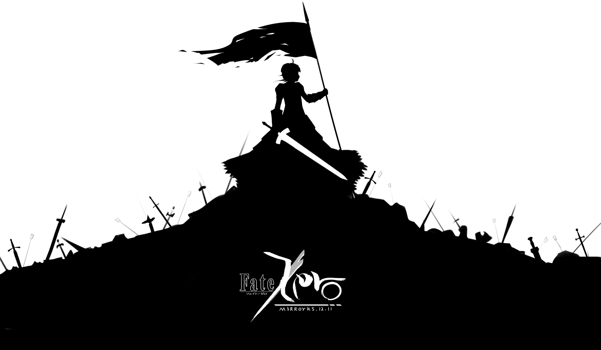 Epic Saber Silhouette HD Wallpaper | Artoria Pendragon - Fate/Zero by ...