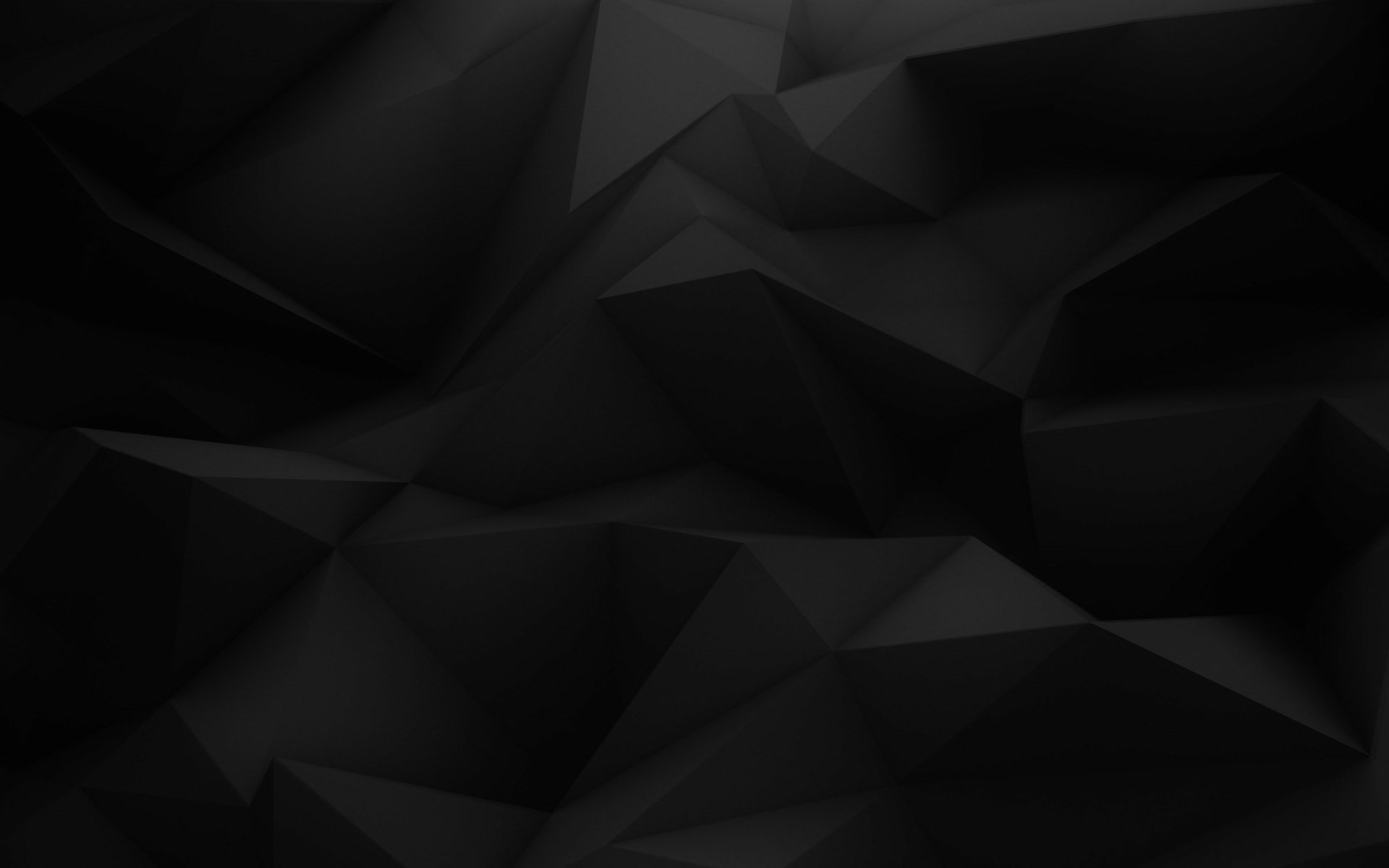 Abstract black triangular HD desktop wallpaper and background.