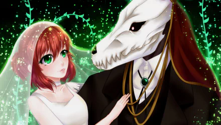Chise Hatori Elias Ainsworth Anime The Ancient Magus' Bride HD Desktop Wallpaper | Background Image