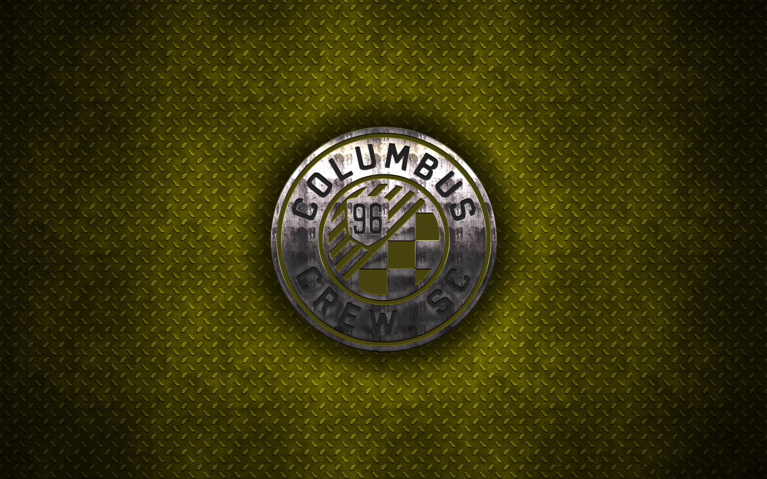 Columbus Crew golden logo MLS yellow metal background american soccer  club HD wallpaper  Peakpx