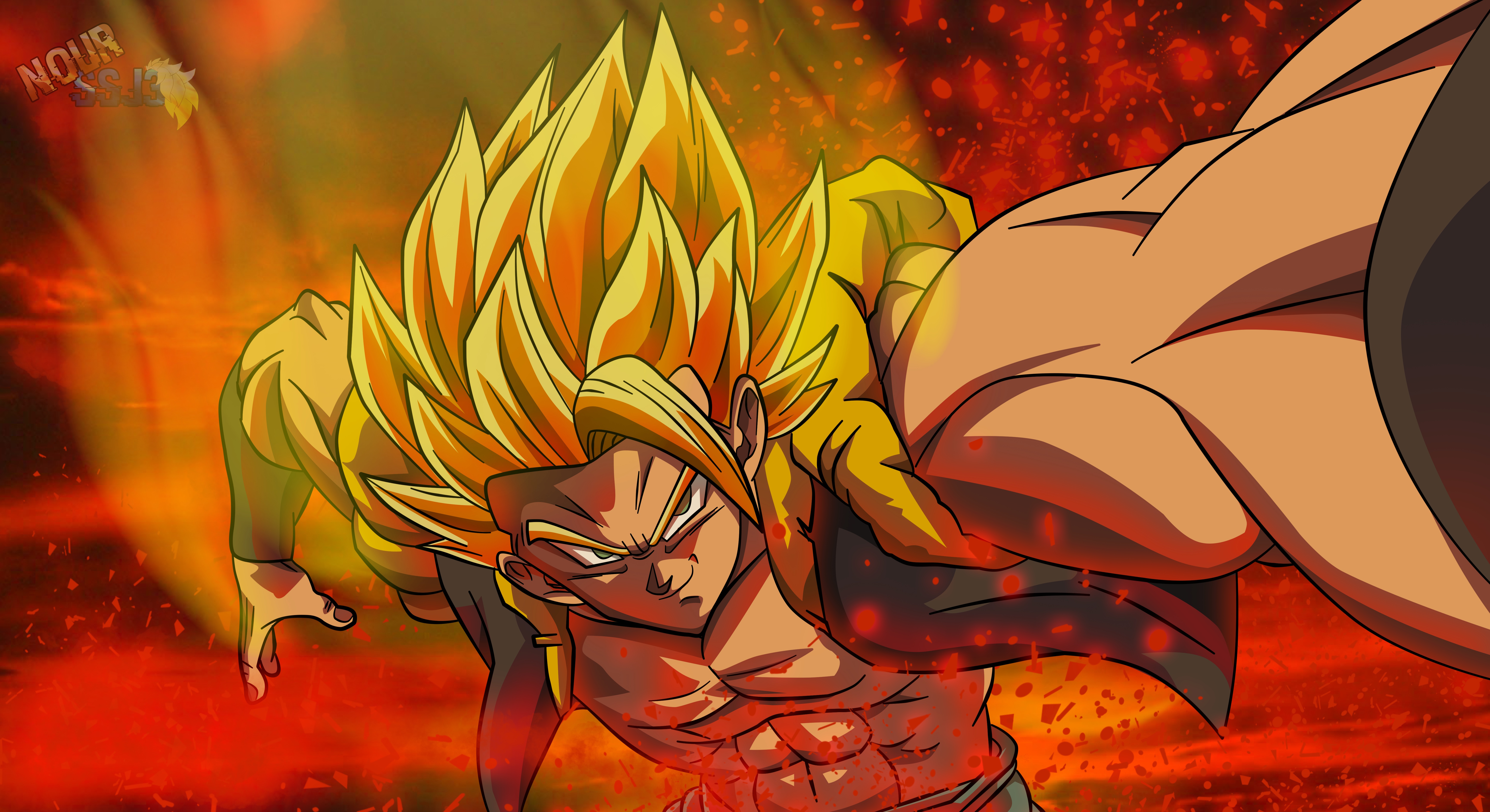 Dragon Ball Z Gogeta Super Saiyan 4 Wallpaper