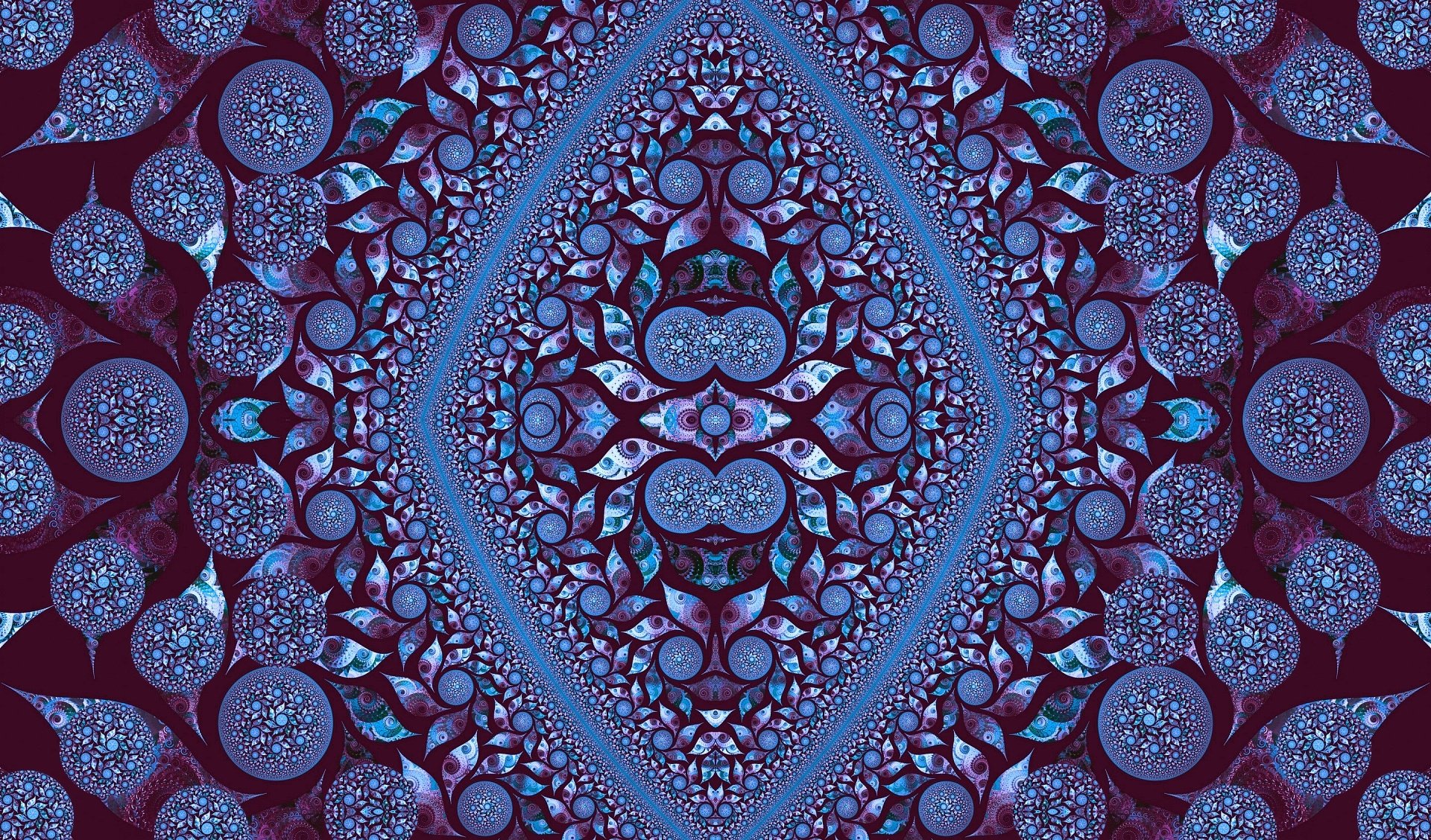 Download Symmetry Abstract Fractal HD Wallpaper