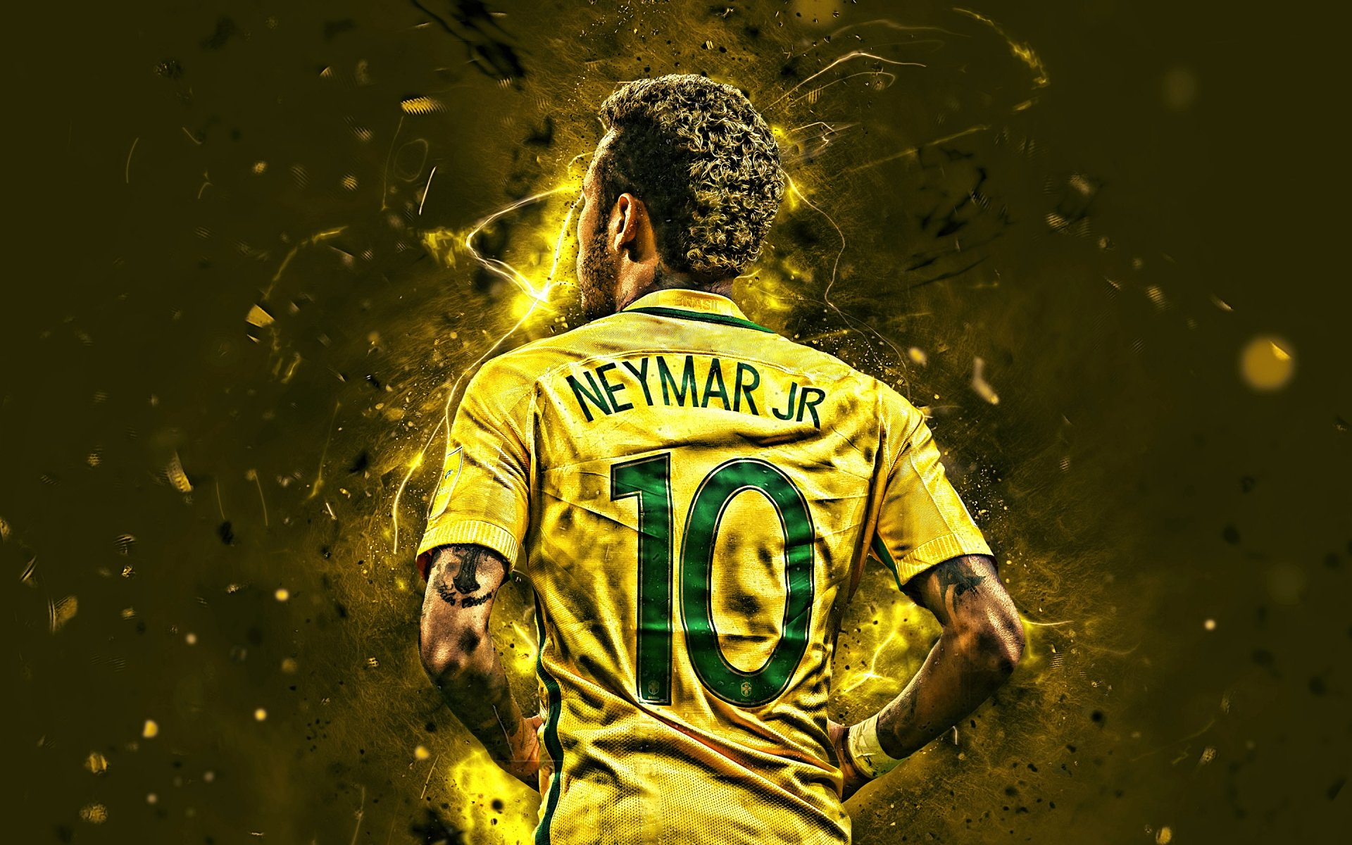 Download Brazil National Football Team Soccer Neymar Sports HD Wallpaper