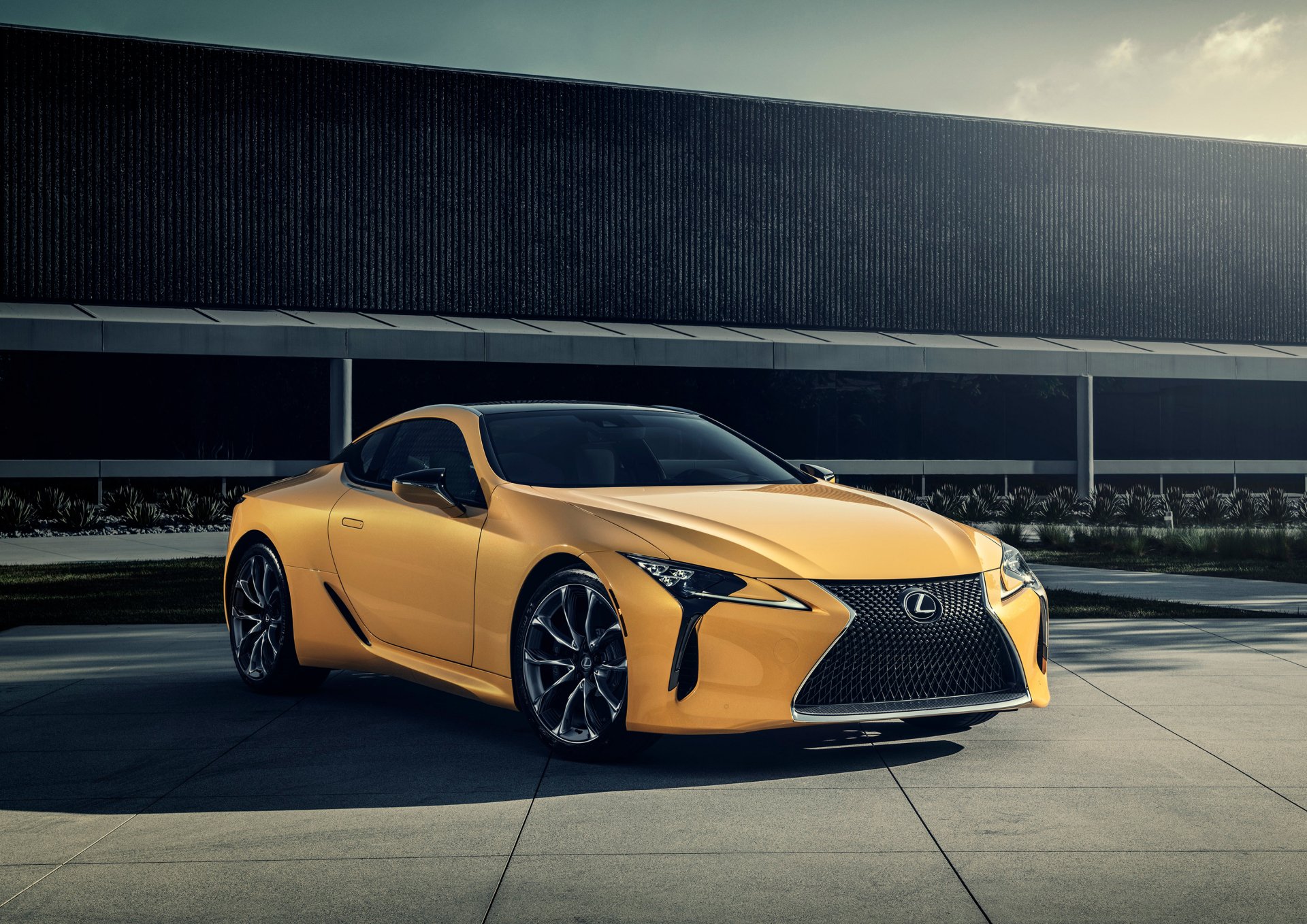 Download Lexus LC 500 Inspiration Concept Yellow Car Car Lexus Vehicle Lexus LC 500 HD Wallpaper