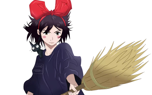 Kiki (Kiki's Delivery Service) Anime Kiki's Delivery Service HD Desktop Wallpaper | Background Image
