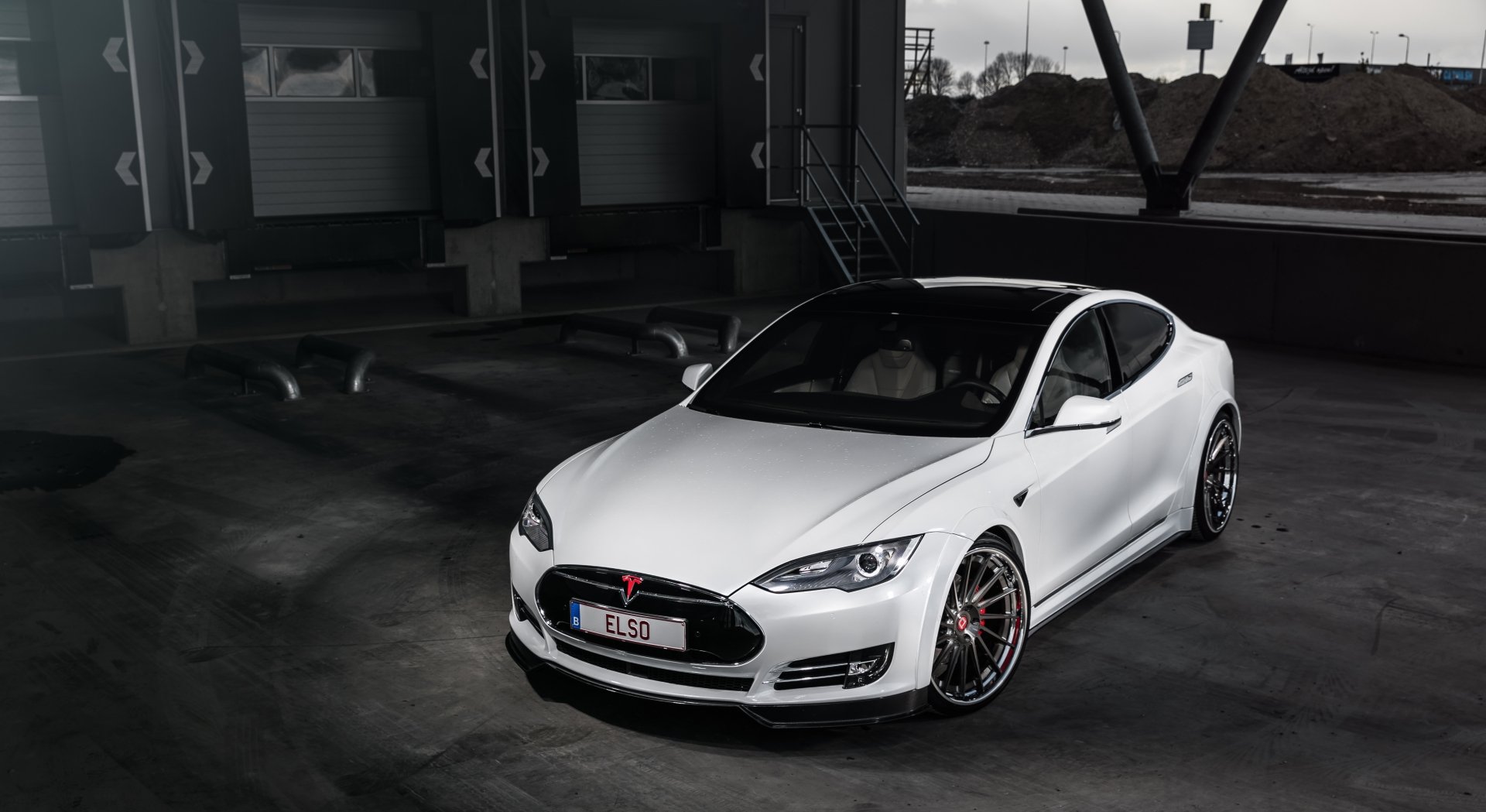 Download Grand Tourer White Car Car Tesla Motors Vehicle Tesla Model S 4k Ultra HD Wallpaper