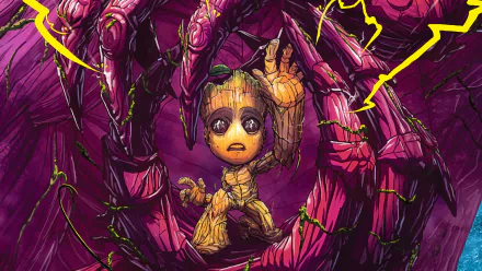 Guardians of the Galaxy Comic Groot HD Desktop Wallpaper | Background Image