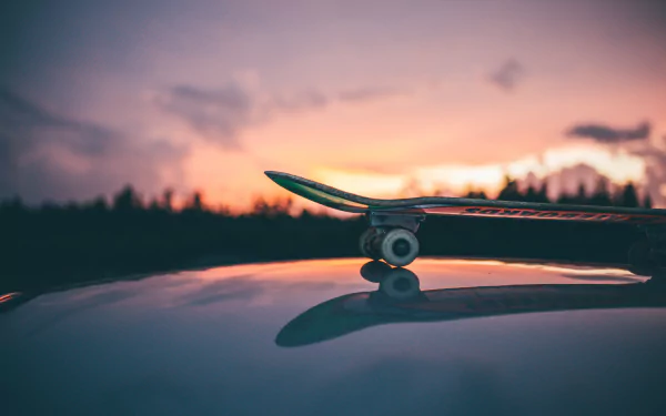 sunset skateboarding Sports HD Desktop Wallpaper | Background Image