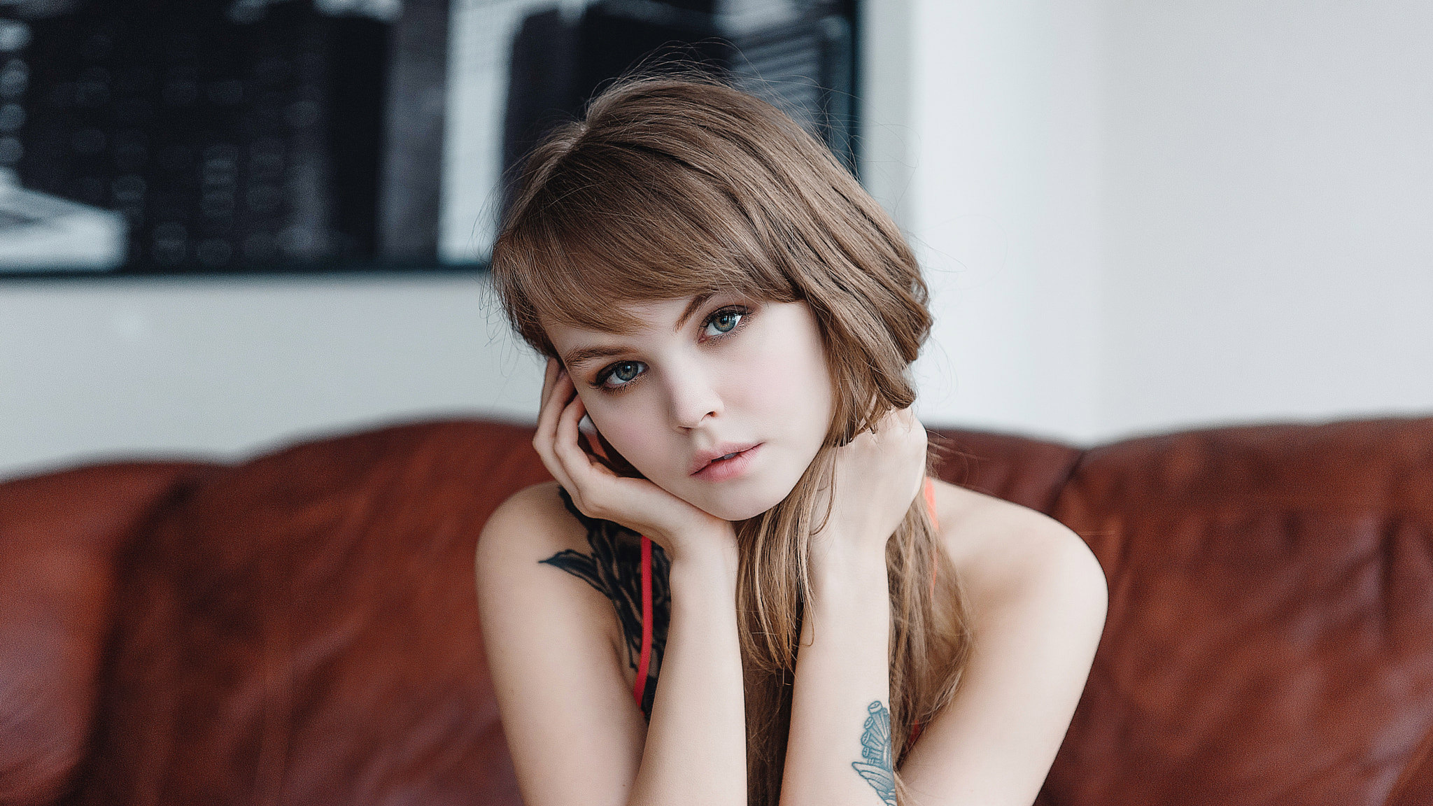 Download Brunette Russian Model Woman Anastasiya Scheglova Hd Wallpaper