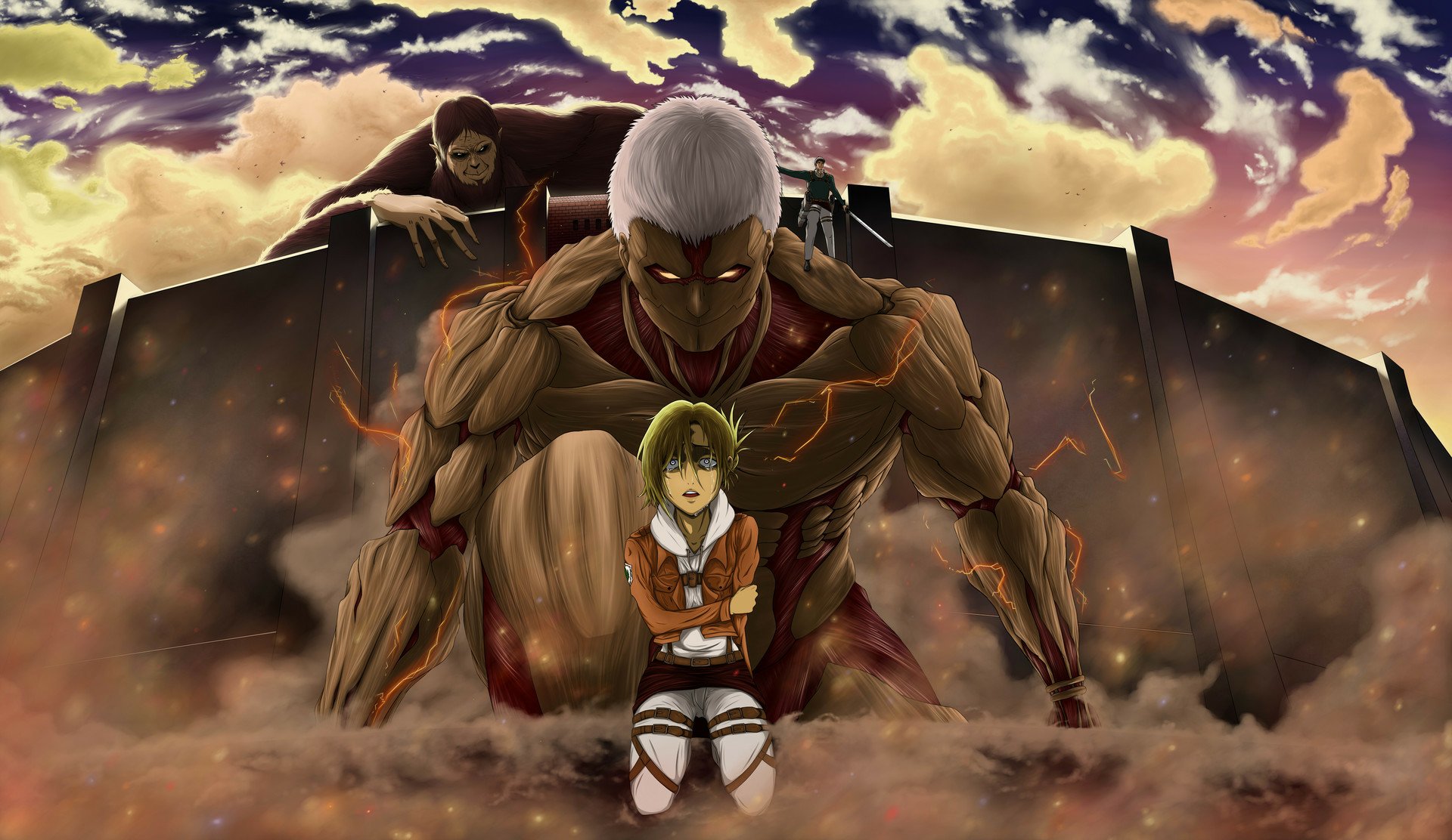 attack on titan live wallpaper armored