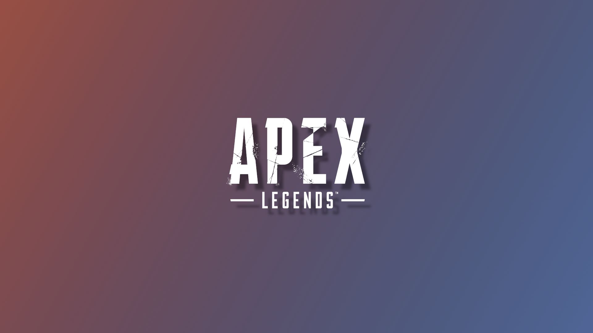 HD PC desktop wallpaper featuring the Apex Legends logo against a smooth gradient background, representing the popular video game.