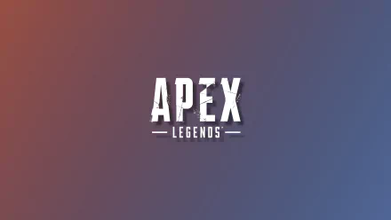 HD PC desktop wallpaper featuring the Apex Legends logo against a smooth gradient background, representing the popular video game.