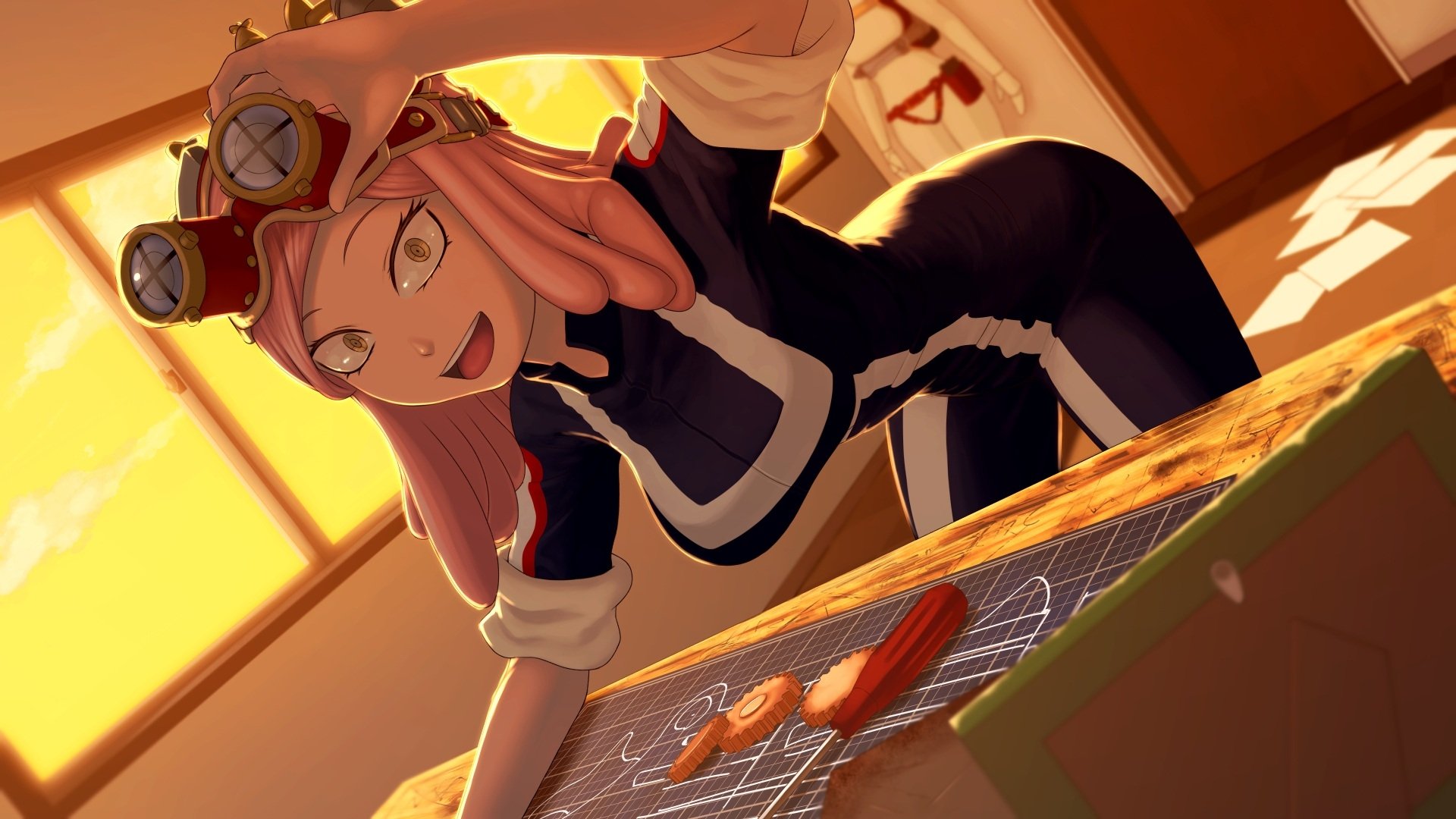 Download Mei Hatsume Anime My Hero Academia HD Wallpaper by rimviolet