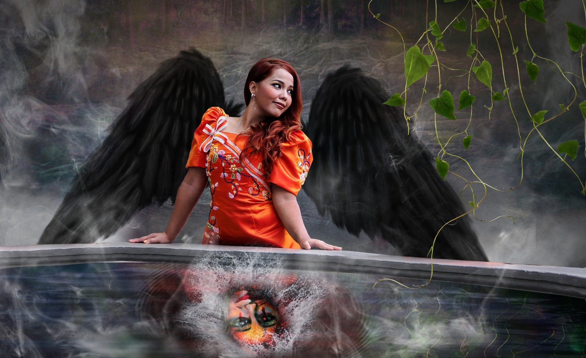 Download Fantasy Angel HD Wallpaper | 1920x1176 | Wallpaper Abyss