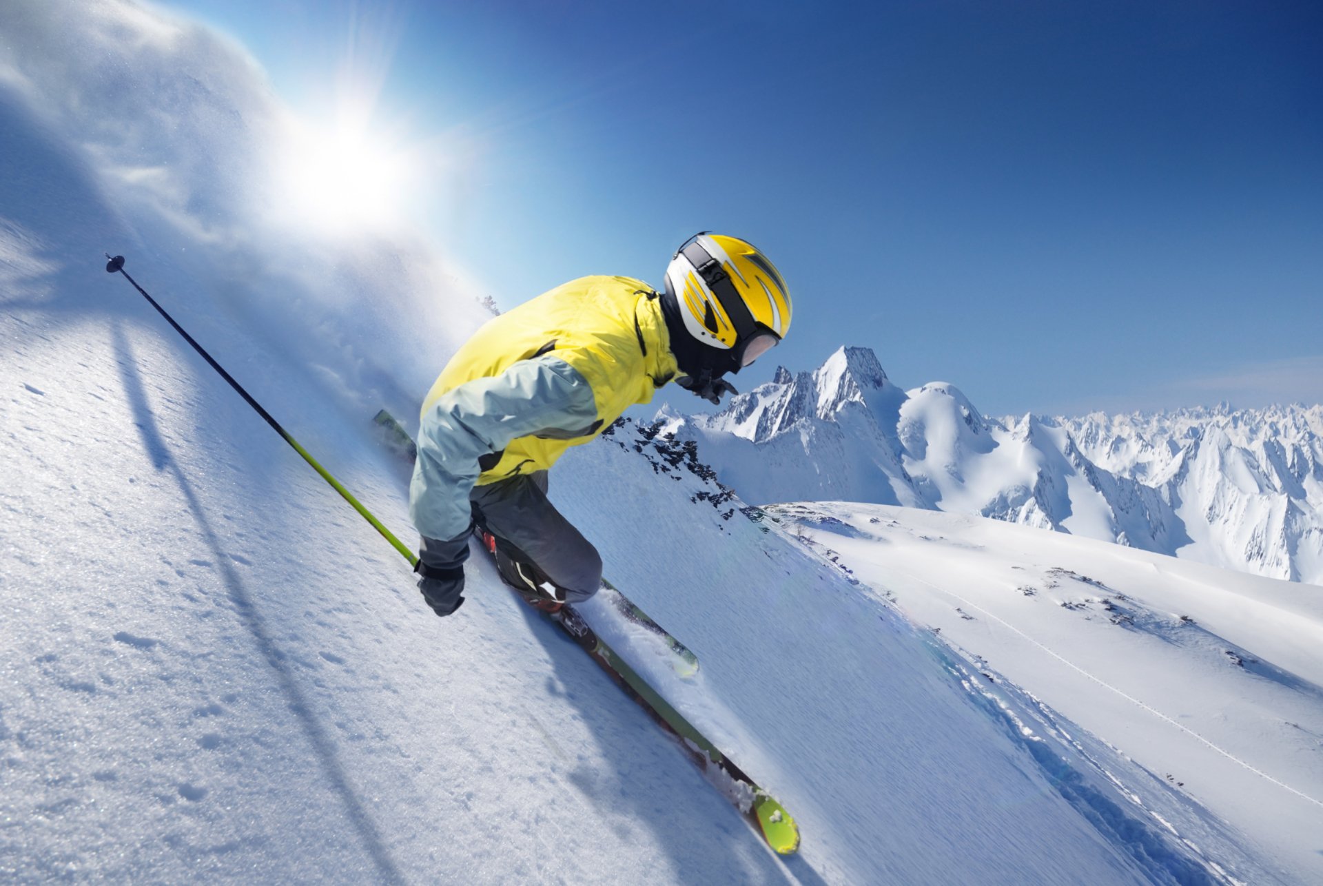 Download Snow Winter Skiing Sports HD Wallpaper