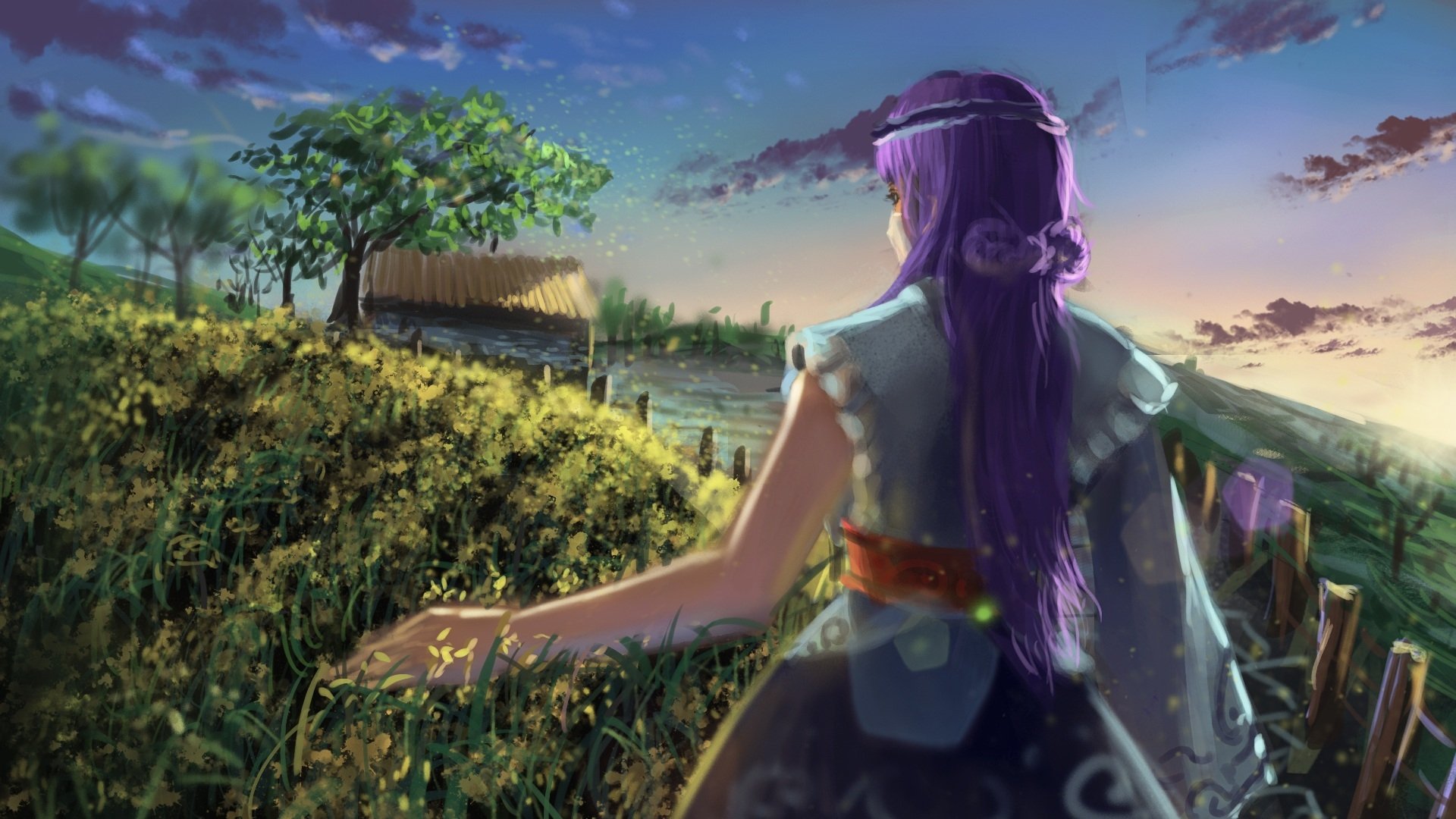 Download Fantasy Woman HD Wallpaper by 手绘狼群