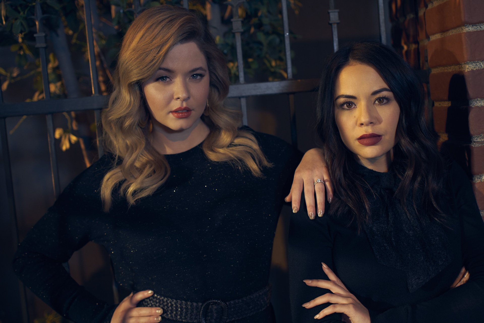 Download Janel Parrish Sasha Pieterse TV Show Pretty Little Liars: The Perfectionists  HD Wallpaper