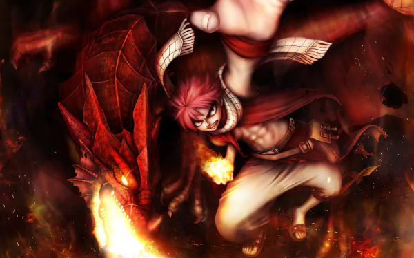 Igneel (Fairy Tail) Natsu Dragneel Anime Fairy Tail HD Desktop Wallpaper | Background Image