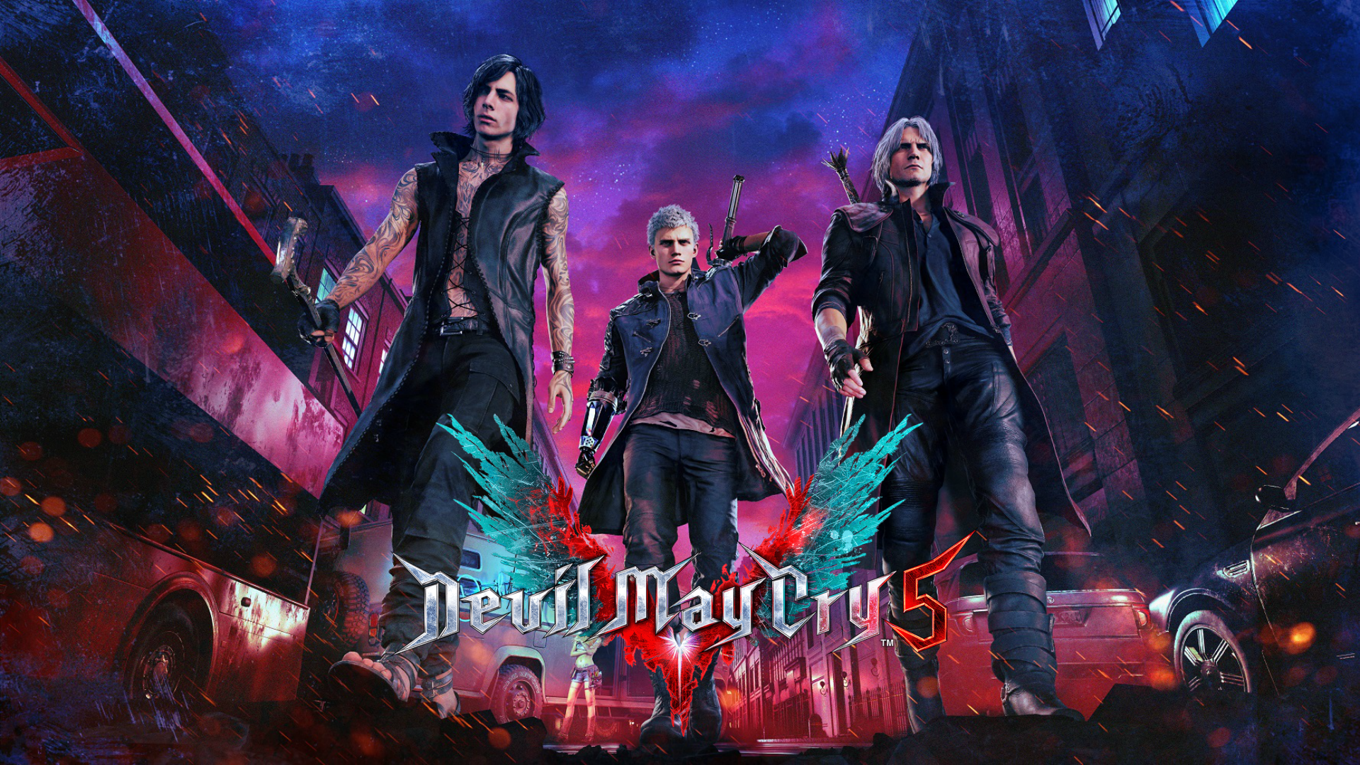 Devil May Cry 5 HD Wallpaper Dante Nero V United By Aotoki 