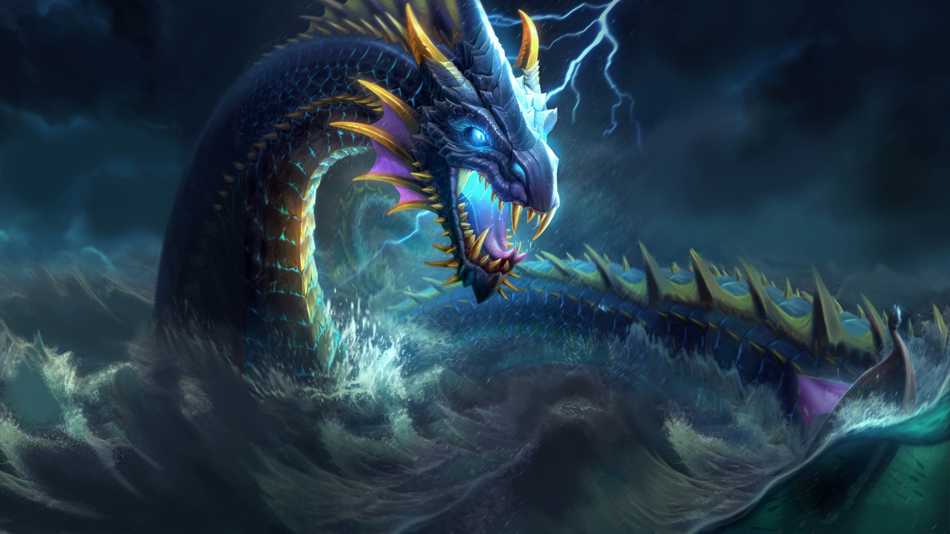 Download Jormungandr (Smite) Video Game Smite 4k Ultra HD Wallpaper