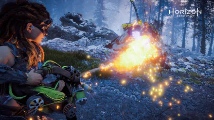 Aloy (Horizon Series) video game Horizon Zero Dawn HD Desktop Wallpaper | Background Image