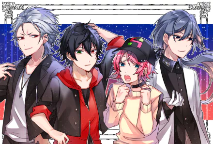 Samatoki Aohitsugi Ichiro Yamada Jakurai Jinguji Ramuda Amemura Anime Hypnosis Mic HD Desktop Wallpaper | Background Image