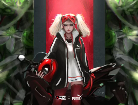 green eyes blonde twintails Ann Takamaki video game megami tensei HD Desktop Wallpaper | Background Image