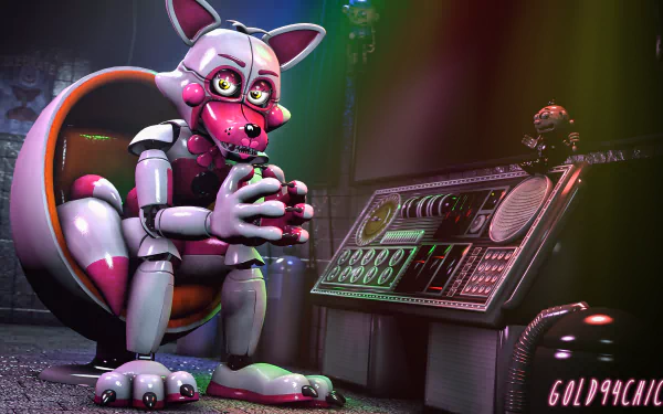 Foxy (Five Nights at Freddy's) video game Five Nights at Freddy's: Sister Location HD Desktop Wallpaper | Background Image