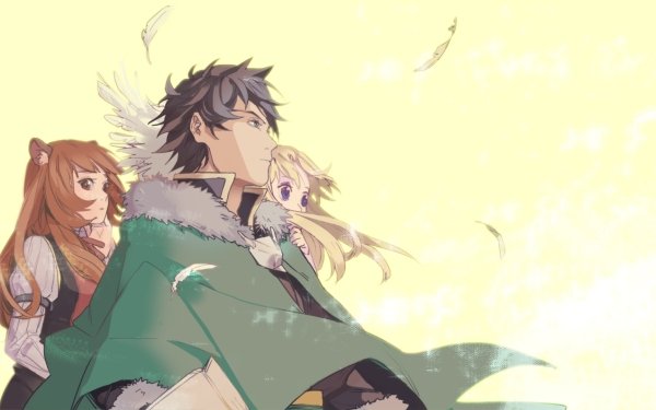 Anime The Rising of the Shield Hero Naofumi Iwatani Filo Raphtalia HD Wallpaper | Background Image