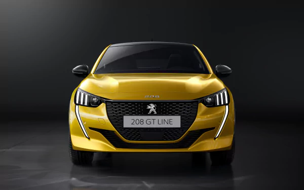 yellow car car Peugeot vehicle Peugeot 208 HD Desktop Wallpaper | Background Image