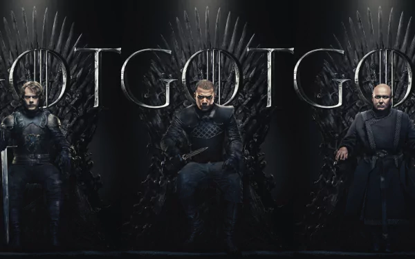 Conleth Hill Jacob Anderson Alfie Allen Lord Varys Grey Worm Theon Greyjoy TV Show Game Of Thrones HD Desktop Wallpaper | Background Image