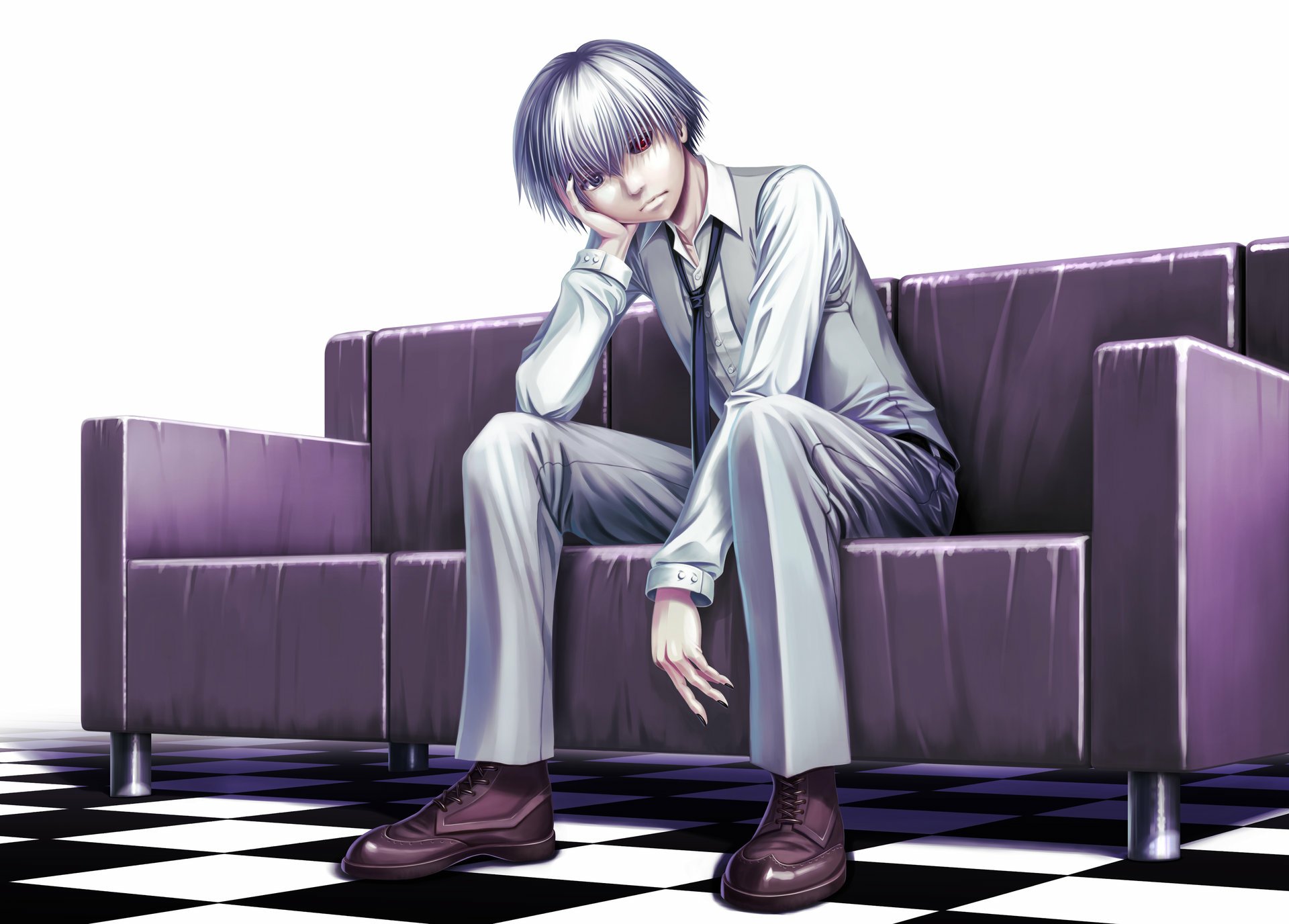 Download Ken Kaneki Anime Tokyo Ghoul:re HD Wallpaper by ホケチュウ