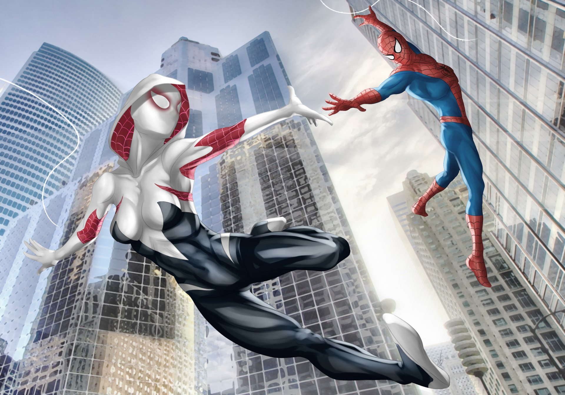 2927x2049 Spider-Man: Into The Spider-Verse Wallpaper Background Image. 