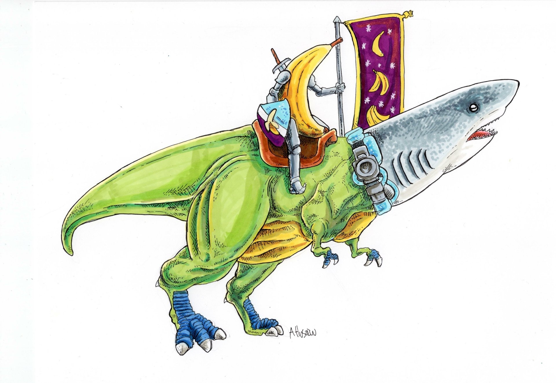 Download Funny Banana HD Wallpaper