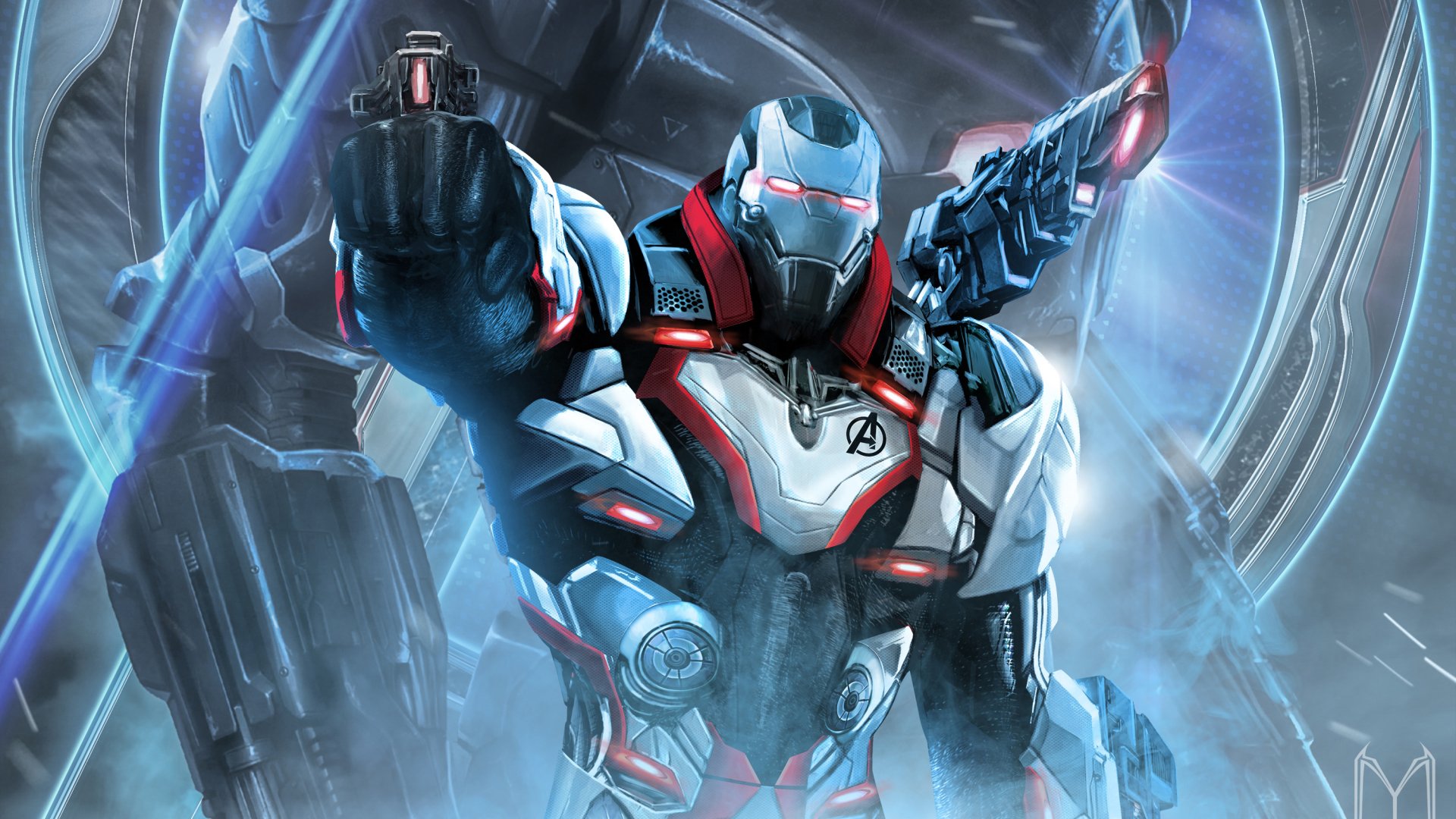 Download War Machine Movie Avengers EndGame HD Wallpaper