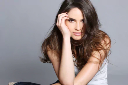 American brown eyes brunette Shelley Hennig woman model HD Desktop Wallpaper | Background Image